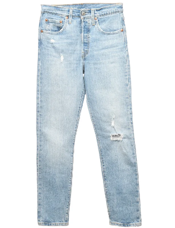 501's Fit Levi's Jeans - W26 L28 Monochromatic Office Style