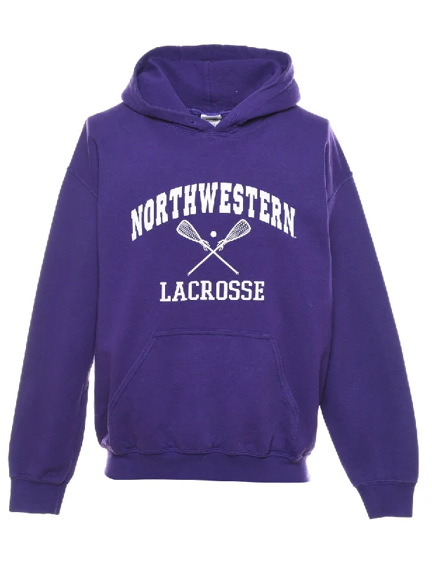 Lacrosse Printed Hoodie - M Athletic Women's 