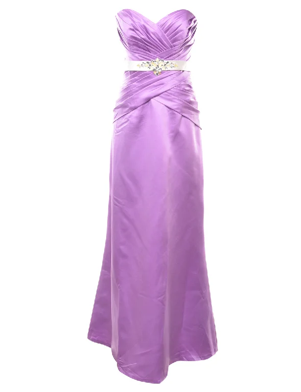 Strapless Studded Party Dress - S Stylish Women's Neon