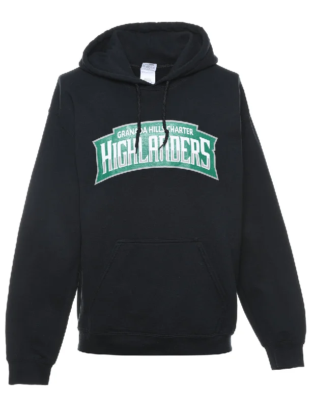 Black Granada Hills Charter Highlanders Hoodie - M Hip Women's Urban