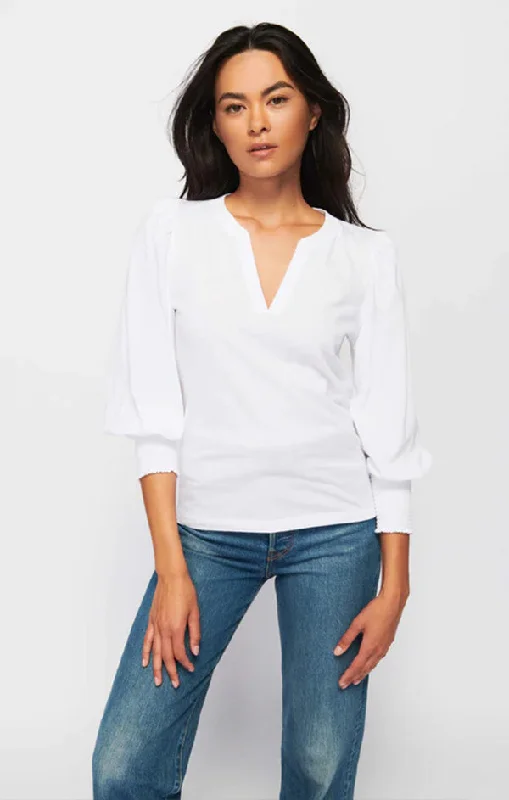 Flora Peasant Tee Luxurious Women's High -  end
