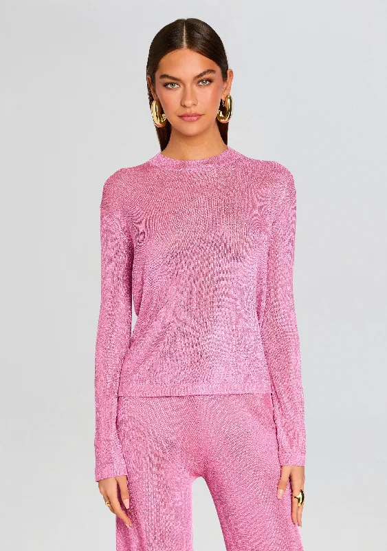 Hana Metallic Knit Top Modern Women's Tech