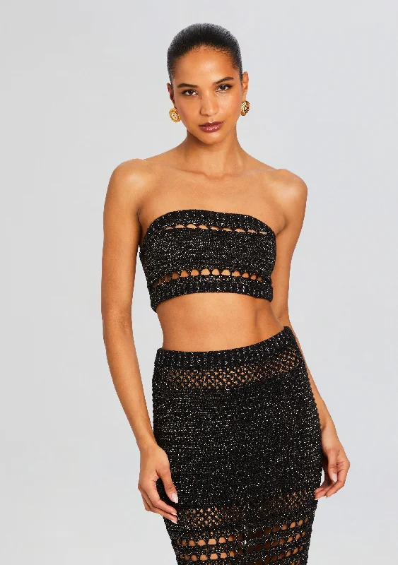 Luiz Knit Crochet Top Earthy Women's Hemp - based