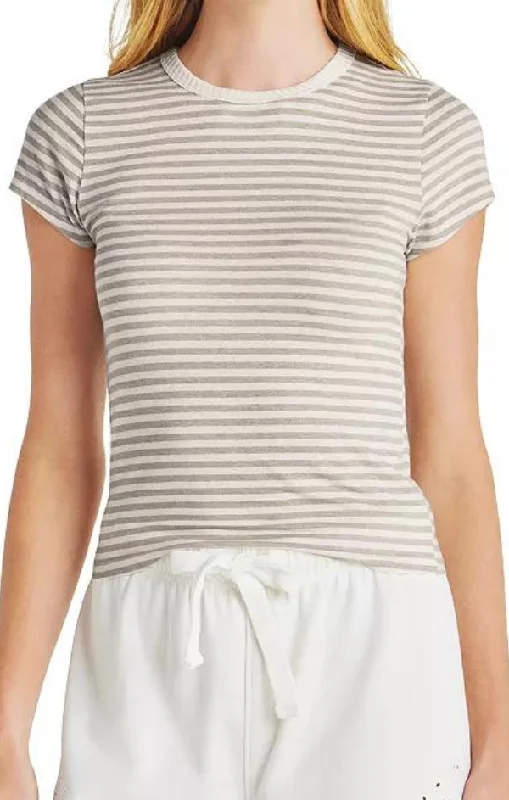 Candice Stripe Crew Tee European