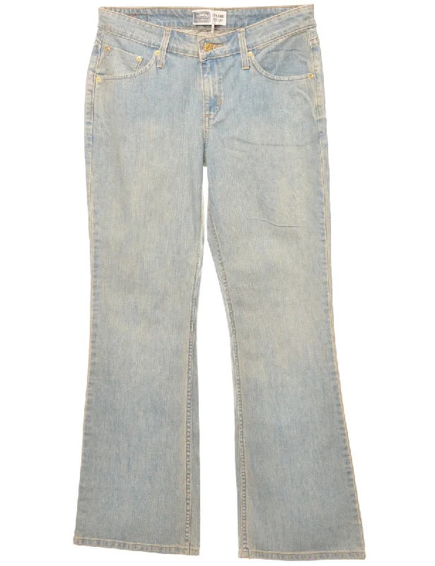 Boot Cut Light Wash Vintage Levi's Jeans - W31 L31 Laid - back Women's Style