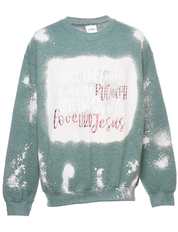 Festive Season Christmas Sweatshirt - M Country