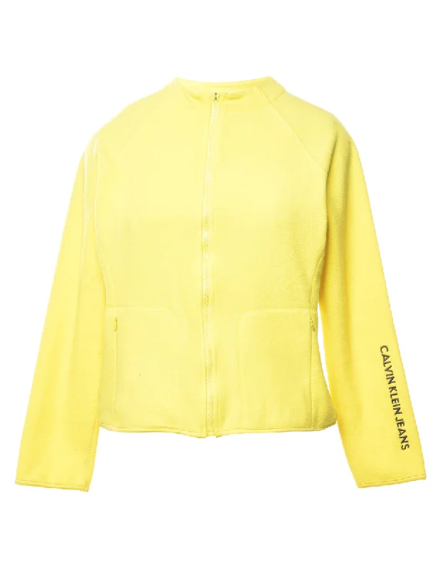 Calvin Klein Fleece Sweatshirt - M Laid - back Women's Vibe