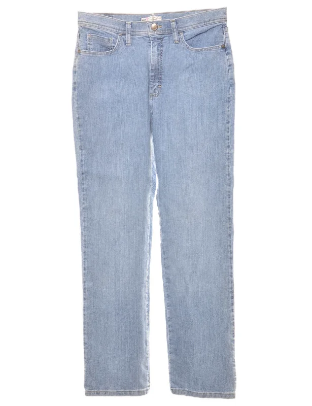 Straight-Leg Light Wash Lee Jeans - W30 L31 Streetwear Style for 