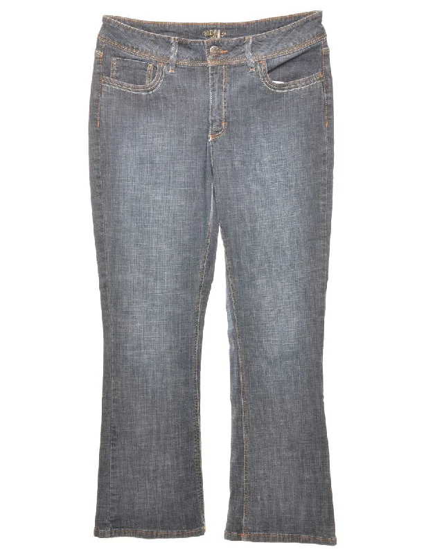 Boot Cut Lee Indigo Jeans - W32 L31 Relaxed Women's Beachy