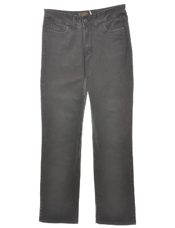 Black Lee Straight-Leg Jeans - W32 L33 Women