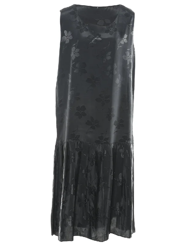 Floral Print Shift Dress - XL Cool Women's Distressed