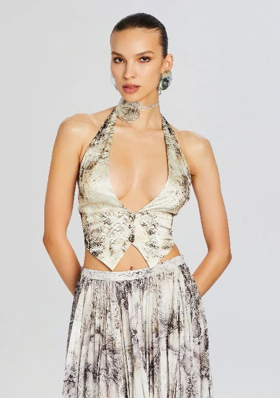 Romy Silk Vest Relaxed Women's 
