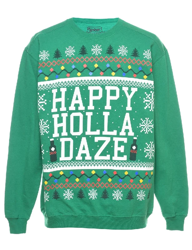 Festive Season Christmas Sweatshirt - S Confident Women's High - fashion
