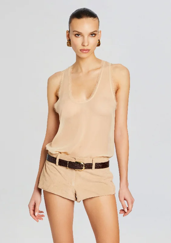 Shye Silk Top Stylish Women's Tropical 