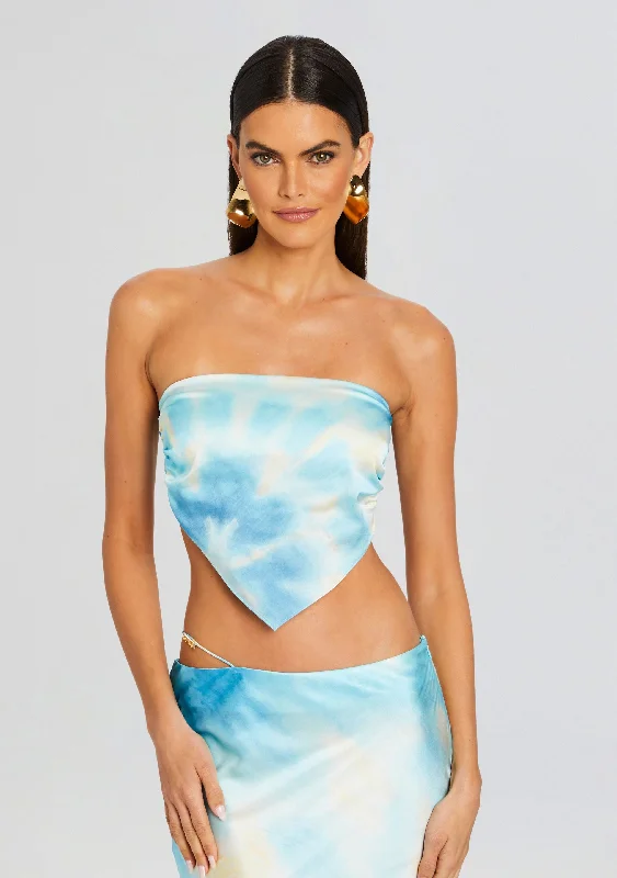 Natalia Silk Scarf Top Cool Women's Skate