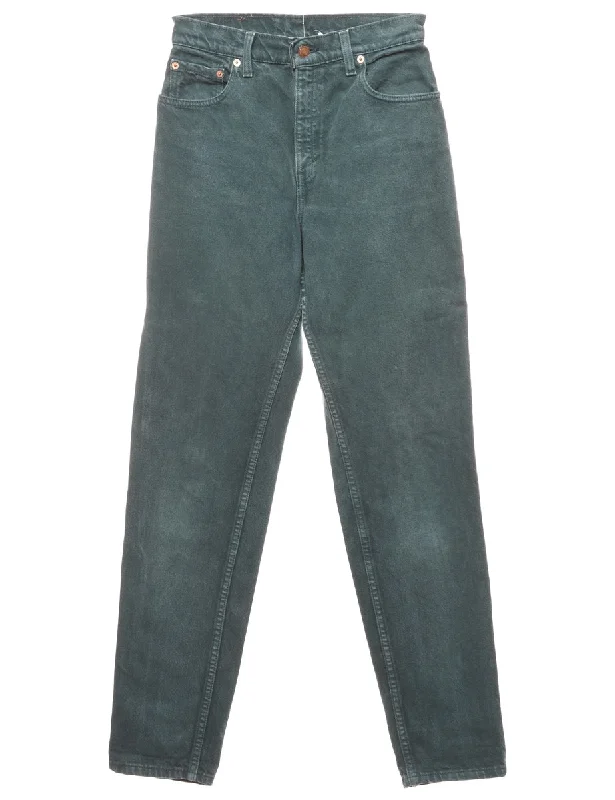 High Waist Levi's Jeans - W26 L32 Feminine Women's Soft 
