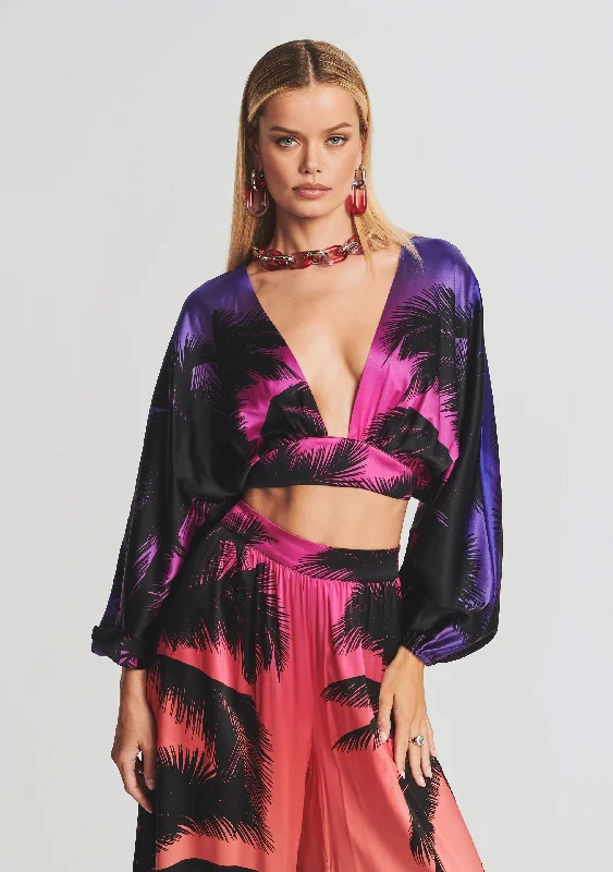 Clarisa Silk Top Refined Women's Velvet