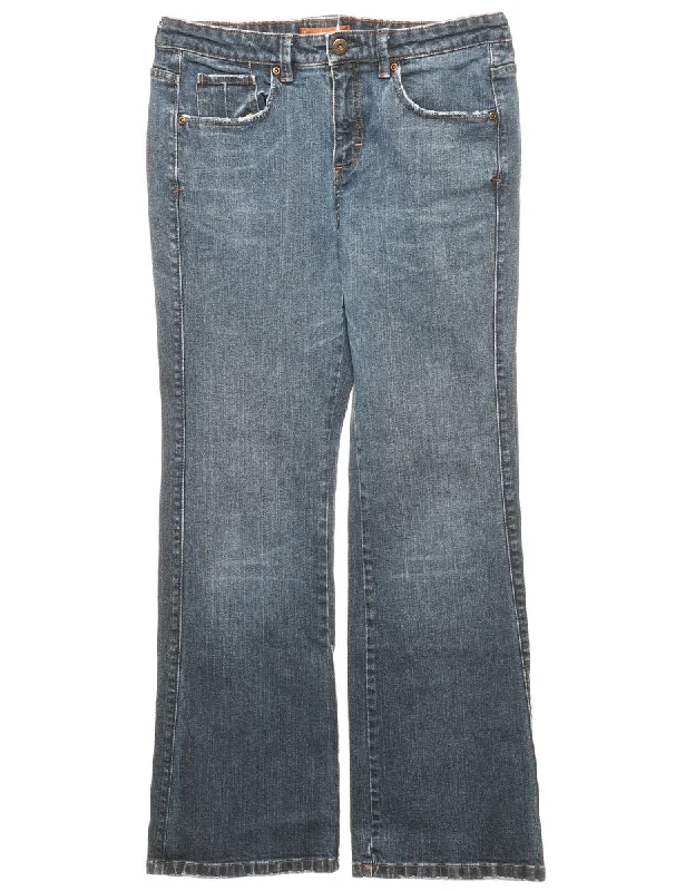 Boot Cut Lee Jeans - W32 L31 Dynamic Women's Moto