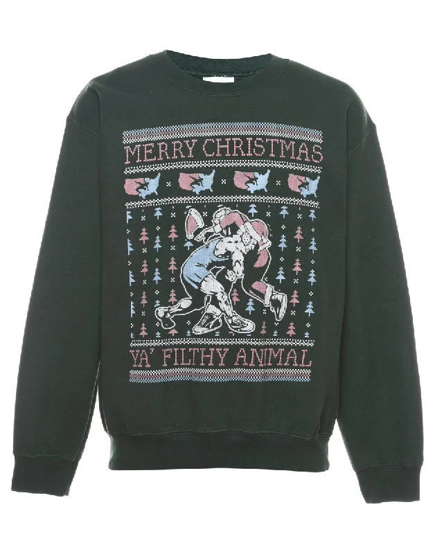 Festive Season Christmas Sweatshirt - S Sharp Women's Italian