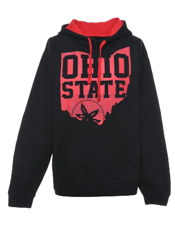 Ohio State Printed Hoodie - L Refined Women's Velvet
