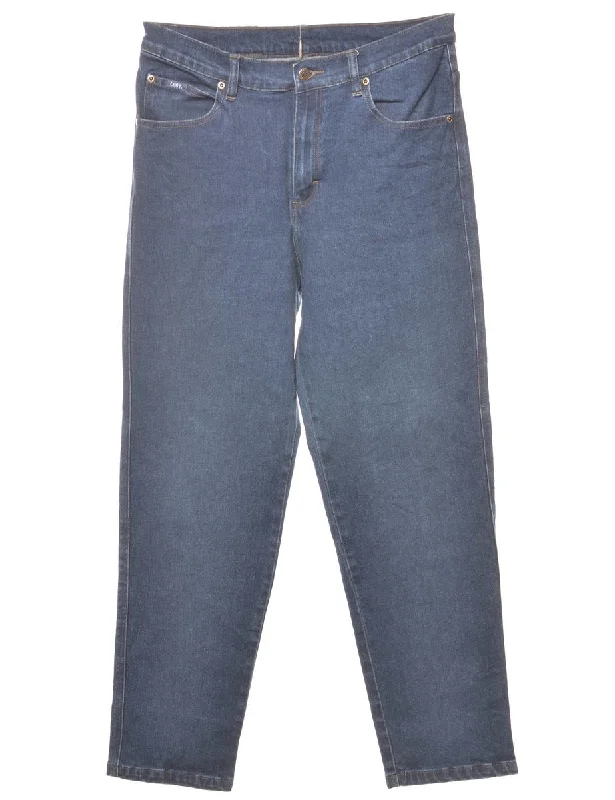 Tapered Lee Dark Wash Jeans - W30 L28 Elegant Women's Formal 
