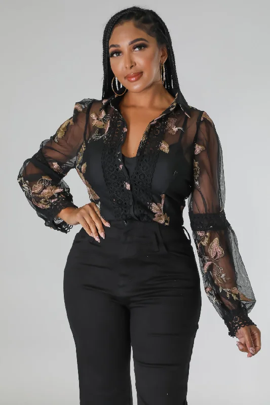 Kamea Top Polished Women's Silk