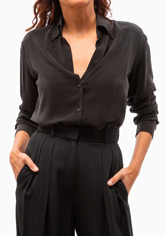 Druyat Silk Shirt | Noir Bohemian Women's Free