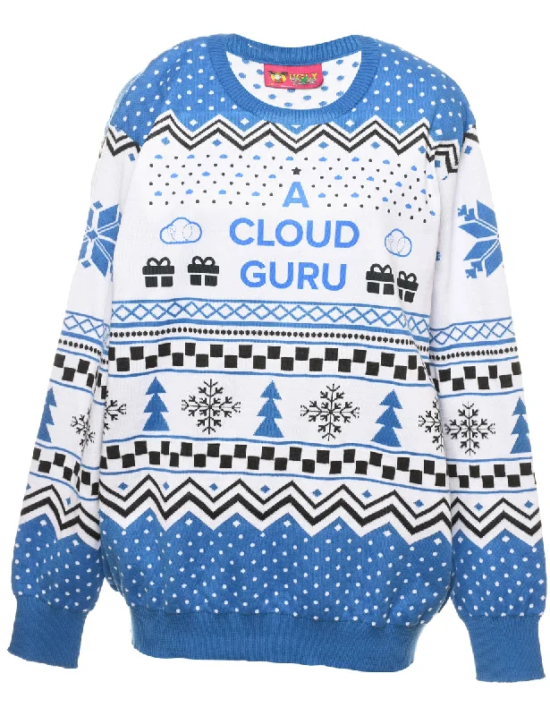 A Cloud Guru Christmas Jumper - XXL Minimalist Women's Casual