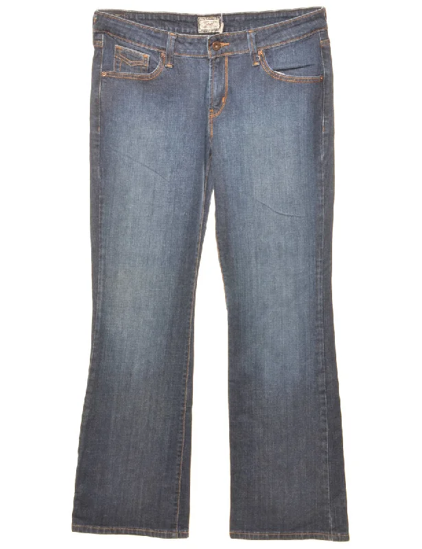 Boot Cut Levi's Indigo Jeans - W32 L31 Stylish Women's Tropical 