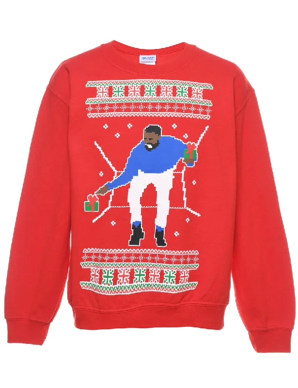 Festive Season Christmas Sweatshirt - S Traditional Women's 