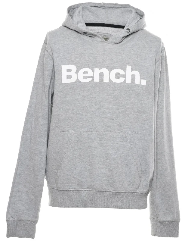 Marl Grey Bench Hoodie - L Sophisticated Women's 
