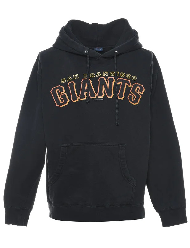 Black San Francisco Giants MLBP Hooded Sports Sweatshirt - S Confident Women's Power