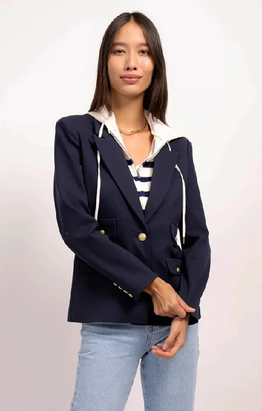 Dawson Nautical Stripe Dickie Blazer Practical Women's Multi - 