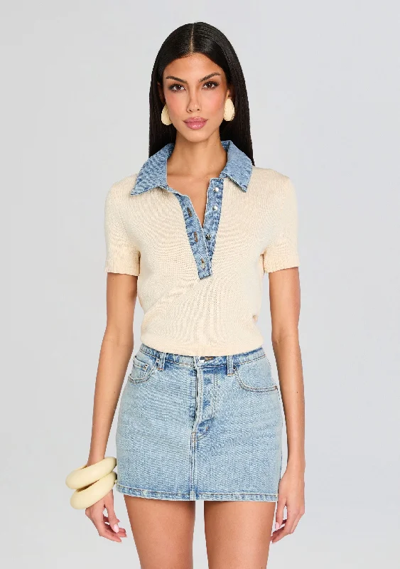 Erika Knit Top Practical Women's Multi - 