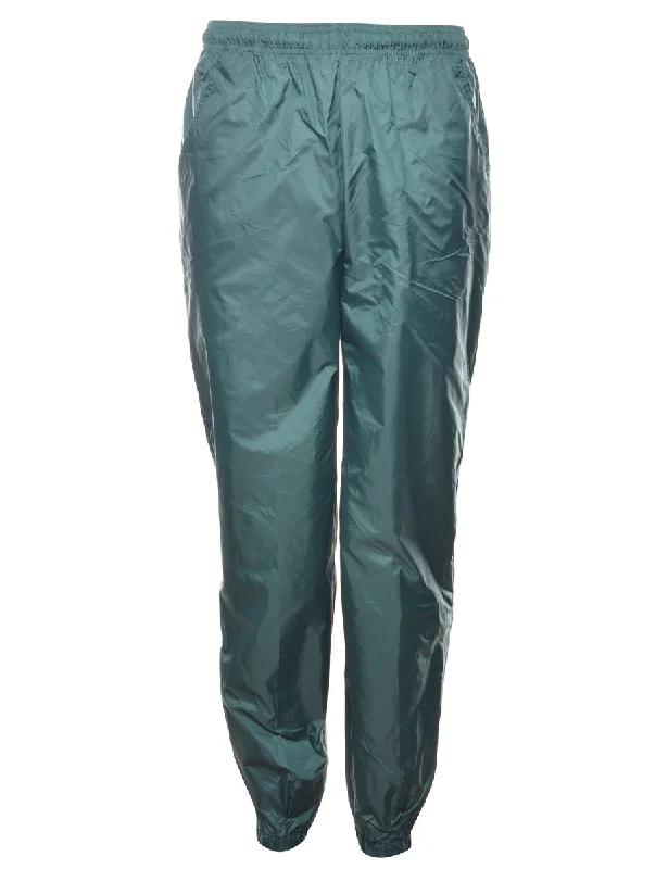 Dark Green Track Pants - W28 L33 Scandinavian