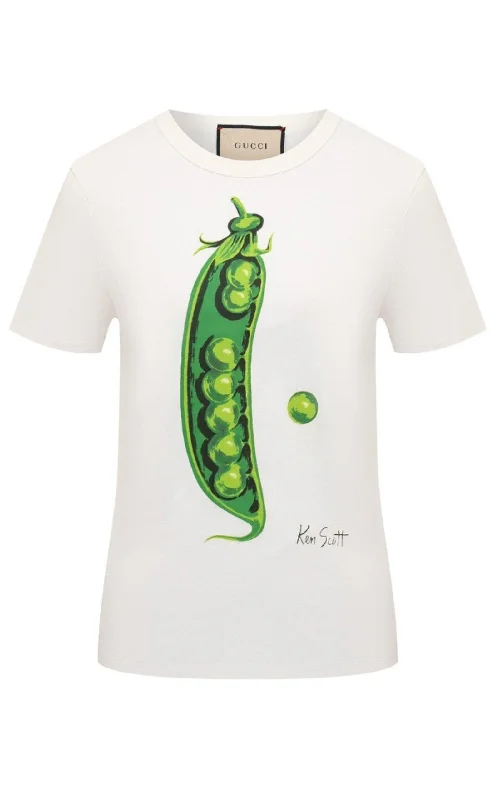 x Ken Scott Pea Print T-shirt British Gentlewoman Style