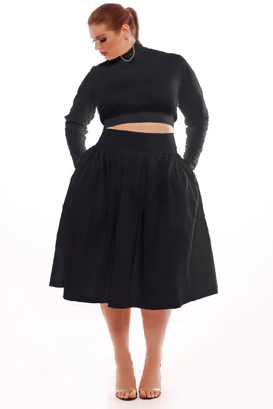 Long Sleeved T Neck Crop- JIBRI Athletic Women's High - 