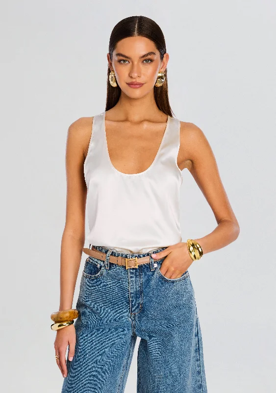 Dori Silk Top Refined Women's Velvet