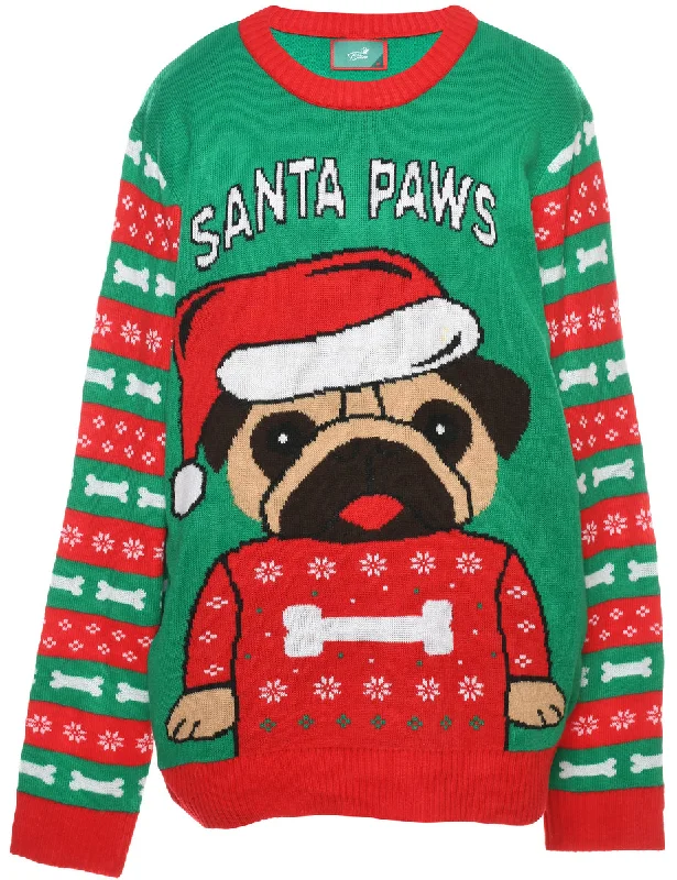 Animal Design Christmas Jumper - L Australian Beach