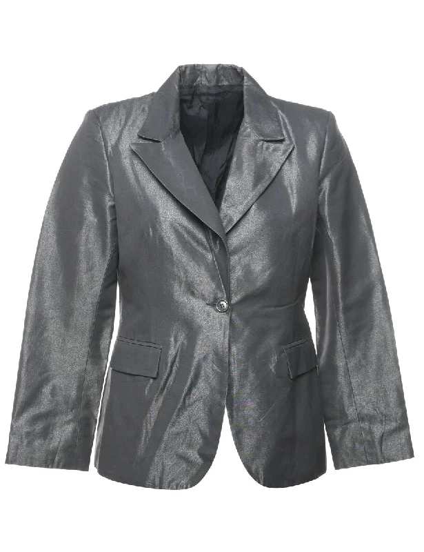 Dark Grey Shiny Blazer - M Adventure