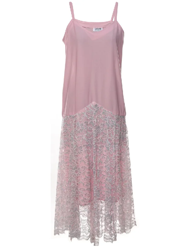 Pale Pink Dress - M Athletic Women's 