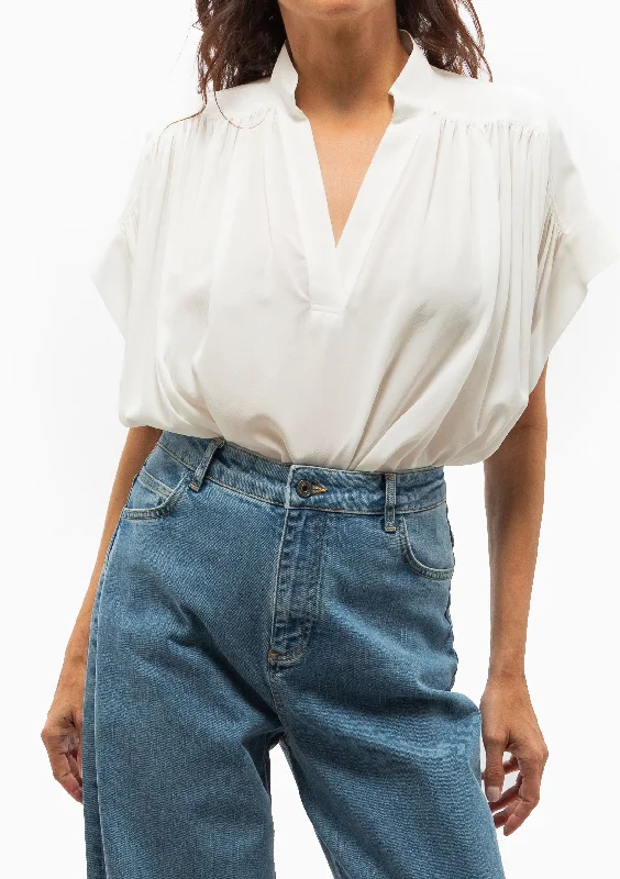 Cory Blouse | Ecru Gym