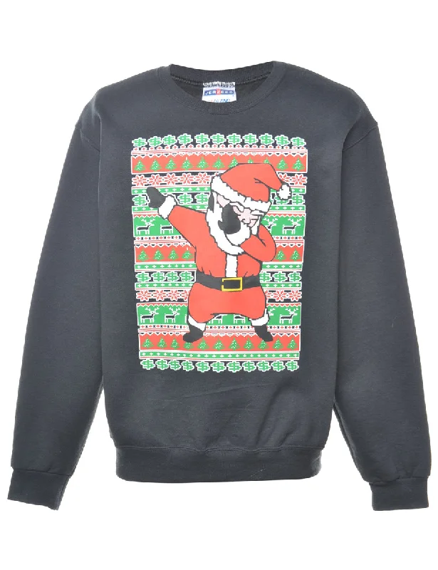 Santa Claus  Christmas Sweatshirt - M Scandinavian