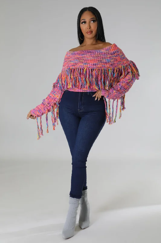 Fringe Baby Sweater garde