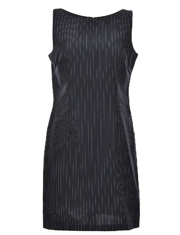 Navy Striped Scarlett Dress - M Refined Women's 