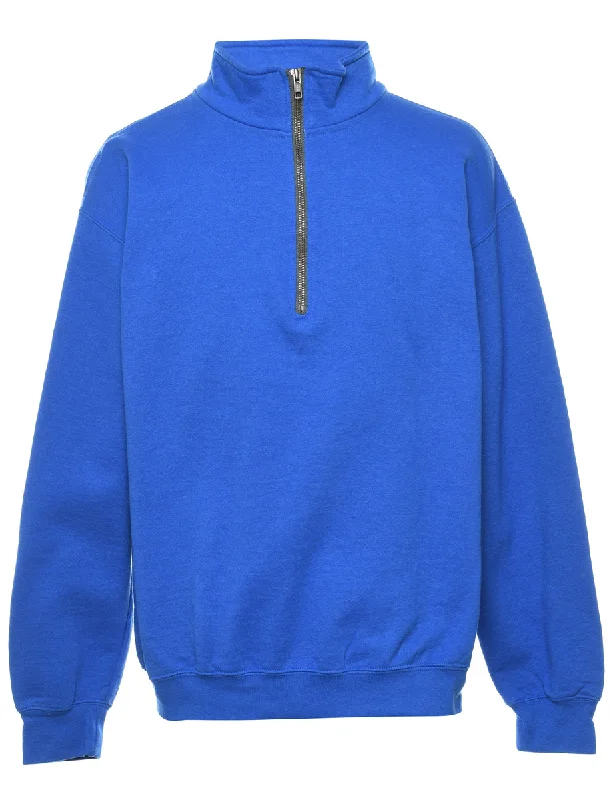 Blue Plain Sweatshirt - M Country