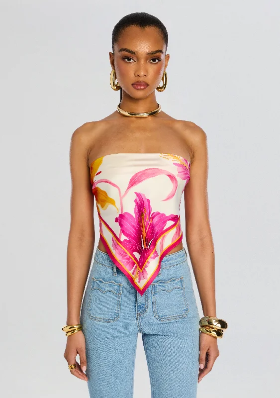 Alivia Silk Top Feminine Women's Soft 