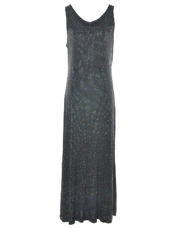 Metallic Evening Dress - S Traditional Women's Wool