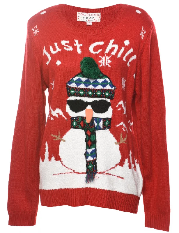Snowman Christmas Jumper - L Street