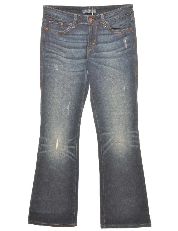 Boot Cut Faded Wash Levi's Jeans - W30 L32 Youthful Women's Anime - inspired